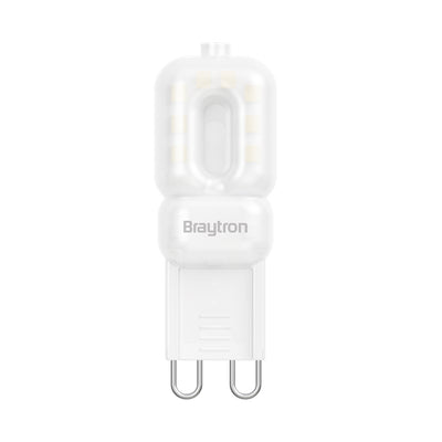 Braytron LED G9 kapsel, 3W dimbar, 3000K varmvit, 260 lumen, 240° strålvinkel, 220-240V