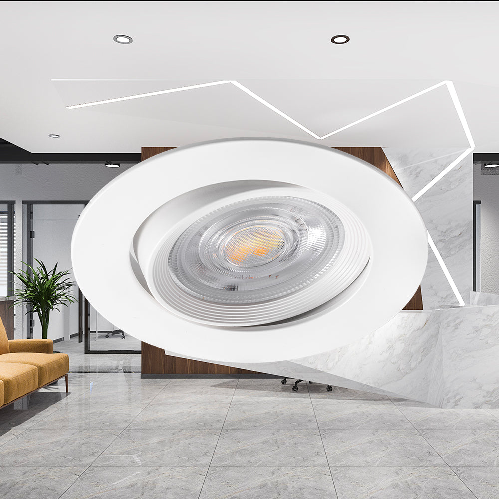 Braytron 7W dimmbare LED-Spotlight 630 Lumen 3-in-1 Farbe Weiß IP20
