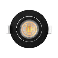Faretto LED dimmerabile Braytron 7W, 630 lumen, temperatura colore 3IN1, nero, CRI >80, IP20