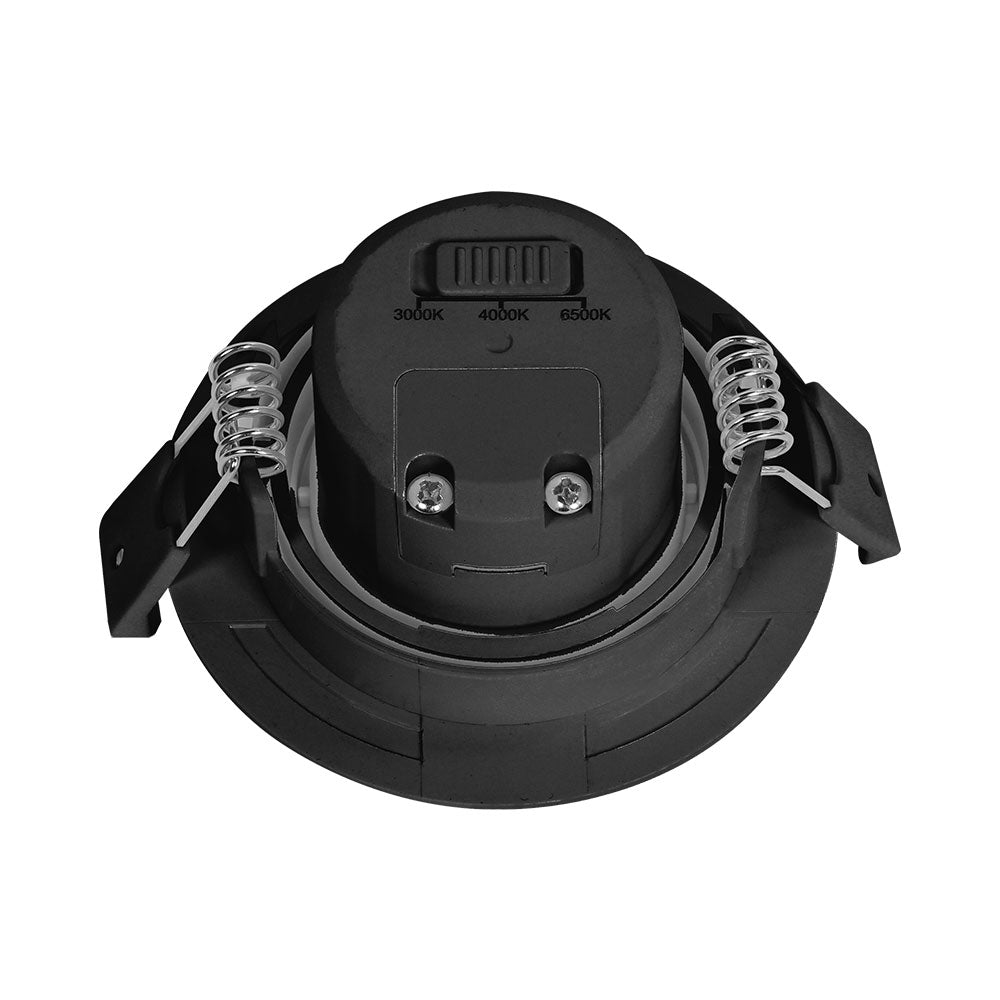 Faretto LED dimmerabile Braytron 7W, 630 lumen, temperatura colore 3IN1, nero, CRI >80, IP20