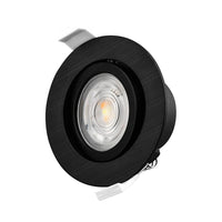 Faretto LED dimmerabile Braytron 7W, 630 lumen, temperatura colore 3IN1, nero, CRI >80, IP20
