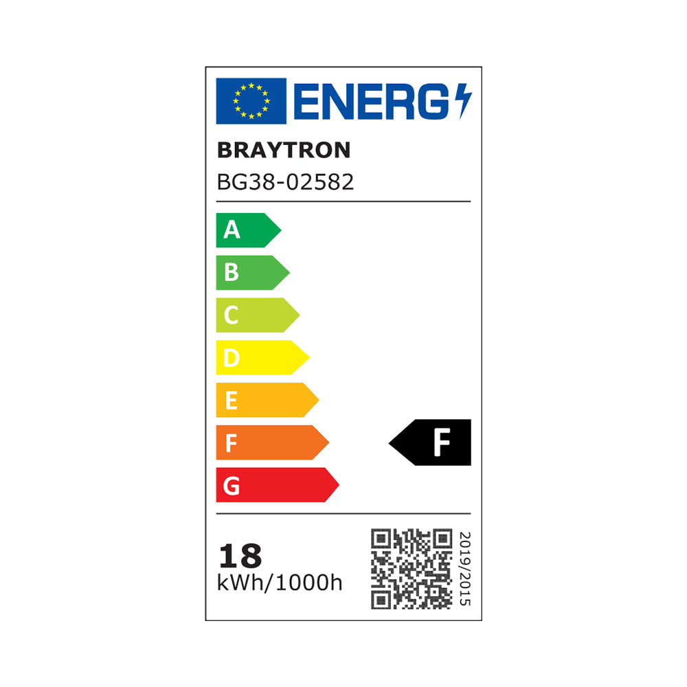 Braytron lampada da parete LED per esterni 2x9W IP65 3IN1 1780 lumen grigio