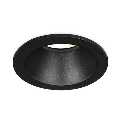 Braytron inomhus spotlight, MR16 sockel, 35W, svart aluminium, 85mm diameter