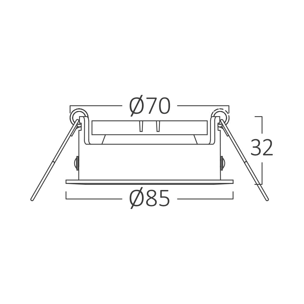 Faretto da interno Braytron, attacco MR16, 35W, alluminio nero, diametro 85mm