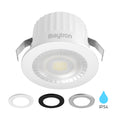Faretto LED Braytron 3W 3000K bianco caldo IP54 fascio 38° 210 lumen non dimmerabile