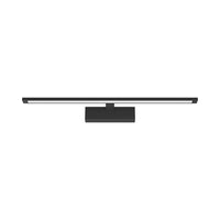 Lampada da specchio LED Braytron 12W, 900 lumen, CCT 3-in-1, IP44, alluminio nero, lunghezza 600 mm