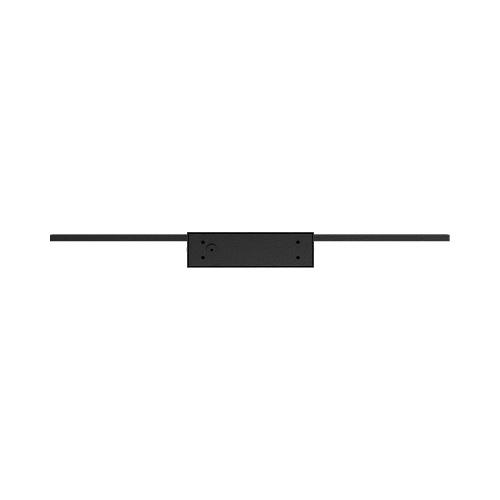 Lampada da specchio LED Braytron 12W, 900 lumen, CCT 3-in-1, IP44, alluminio nero, lunghezza 600 mm