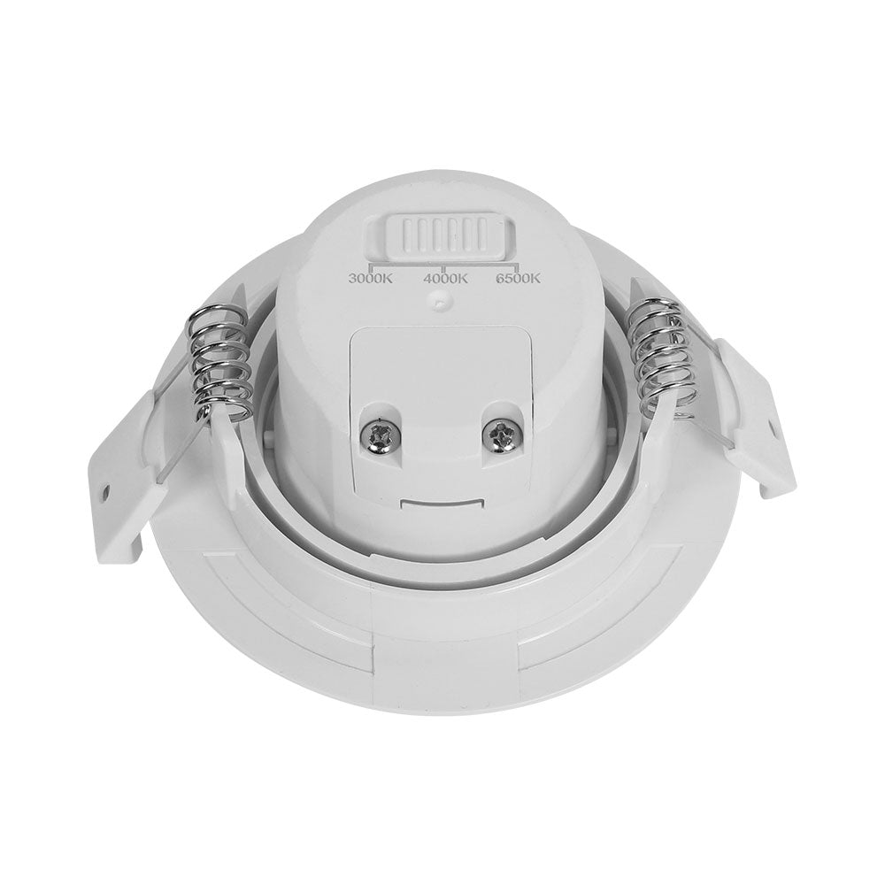 Braytron LED Spot 7W 220-240V 3-in-1 CCT Dimbaar Rond Wit IP20 630 lumen 38° Bundel