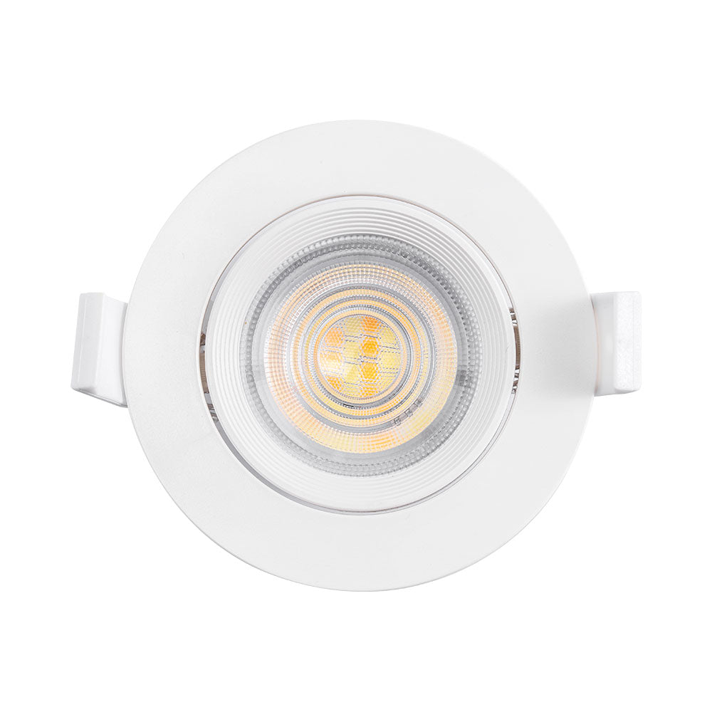 Braytron LED Spot 7W 220-240V 3-in-1 CCT Dimbaar Rond Wit IP20 630 lumen 38° Bundel
