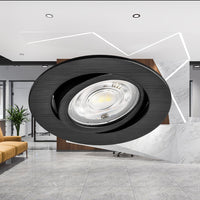Braytron LED Spot 7W Zwart Rond 3-in-1 CCT Dimbaar 220-240V 630 lumen IP20 38° Binnenverlichting