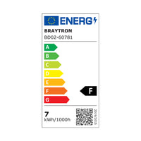 Braytron LED Spot 7W Zwart Rond 3-in-1 CCT Dimbaar 220-240V 630 lumen IP20 38° Binnenverlichting