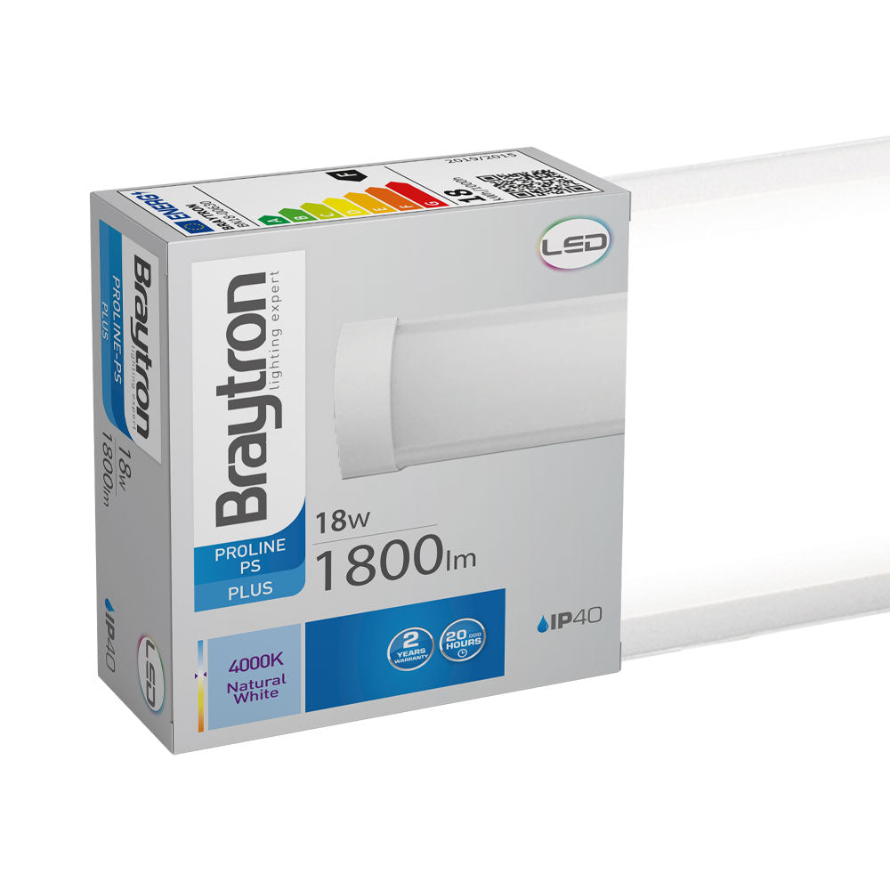 Braytron LED wandlamp 18W 4000K 1800 lumen IP40 Wit 575mm binnenarmatuur