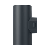 Braytron LED wandlamp 2x9W 3-in-1 CCT 1780 lumen Grijs IP65 IK08 buitenverlichting