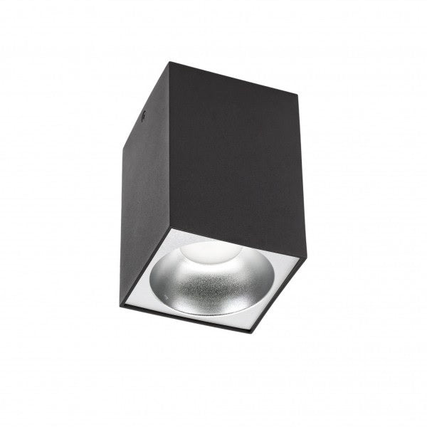 Spectrum LED loftspot Cube Sort 95x95x138mm IP20 230V hus uden LED spot
