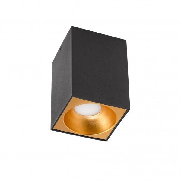 Spectrum LED takplafondspot cube matt svart 95x95x138mm exkl. LED spot för modern belysning