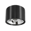 Spectrum LED plafondspot CHLOE zwart rond GU10 AR111 fitting zonder LED lamp voor modern design en eenvoudige installatie