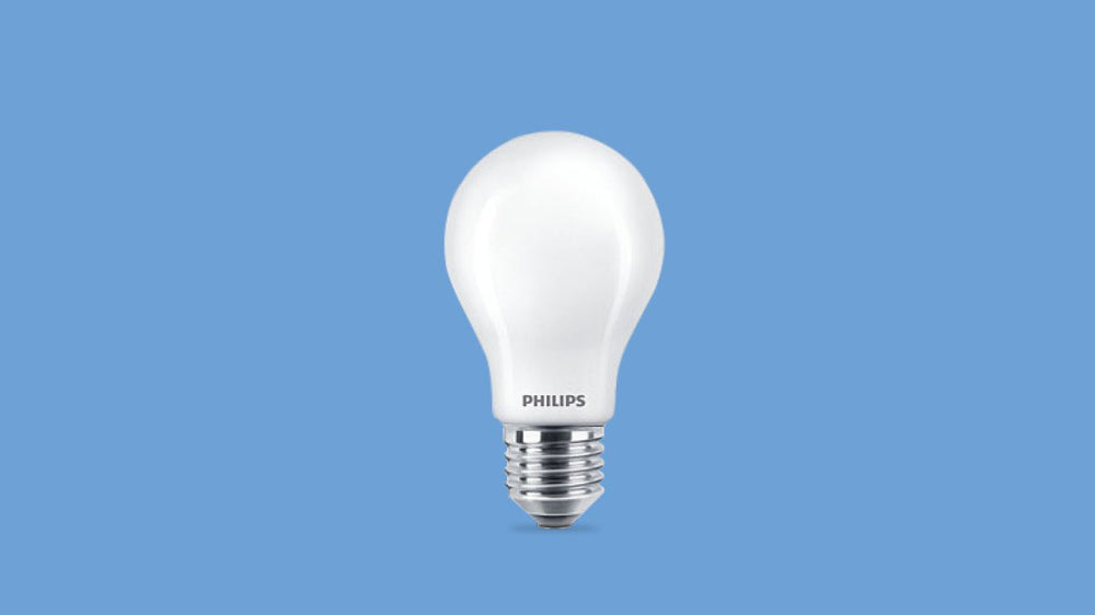 Lampadina Philips CorePro LED 7W equivalente a 60W E27 A60 2700K Bianco Caldo Trasparente 806 lumen non dimmerabile