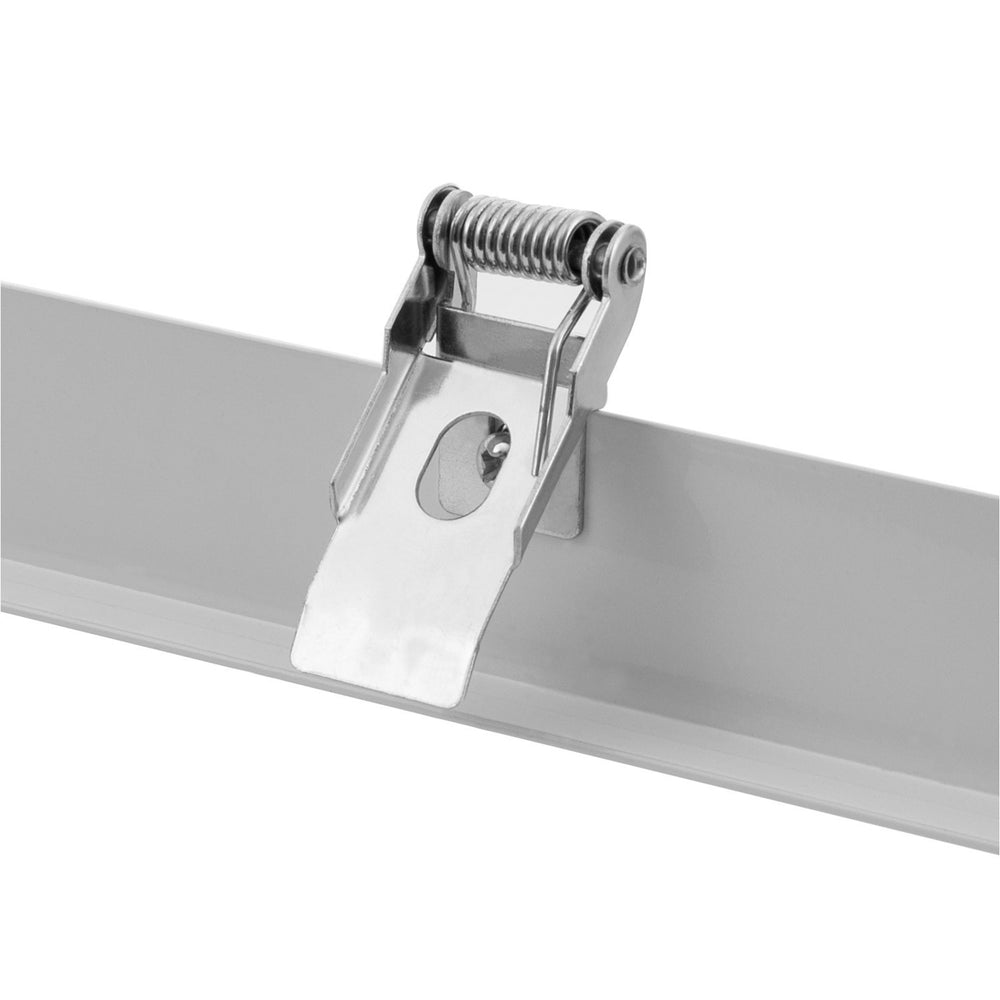 Cadre encastré pour panneau LED LCB 60x60cm Blanc, aluminium, IP20, 220-240V, certifié CE RoHS