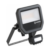 17W zwarte aluminium LED-schijnwerper met bewegingssensor, 2200 lumen, 830 warm wit, IP65