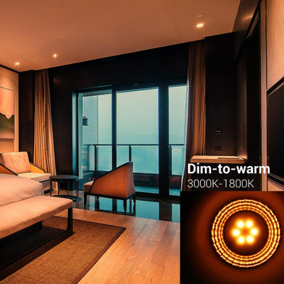 Philips dimmable LED bulb E27 A60 frosted 7.2W 1055 lumens 2200K-2700K CRI 95 warm glow replaces 75W