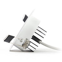 3W dimmbarer LED-Einbaustrahler mit 4000K Weißlicht, ersetzt 25W, schwenkbar