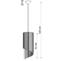 LED Hanglamp hout ALEXIA - 1 x E27 aansluiting 