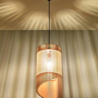 LED Hanglamp hout ALEXIA - 1 x E27 aansluiting 