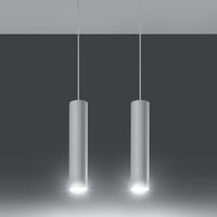 LED Hanglamp wit LAGOS - 2 x GU10 aansluiting