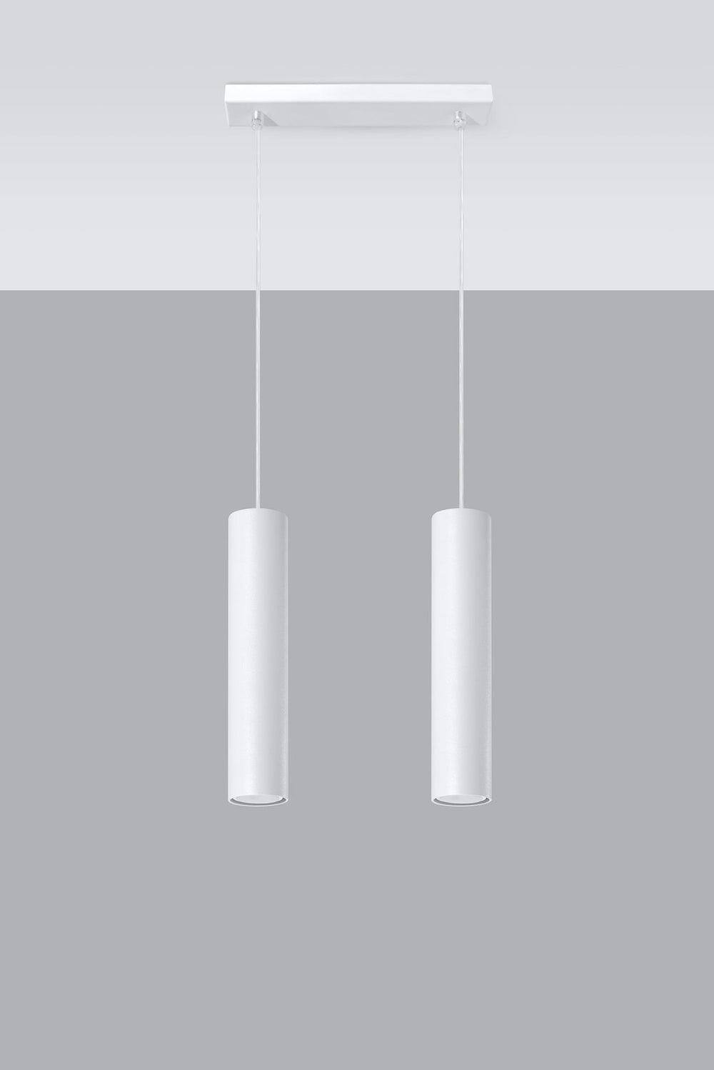LED Hanglamp wit LAGOS - 2 x GU10 aansluiting