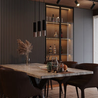 LED Hanglamp zwart koper LOOPEZ - 1 x GU10 aansluiting