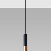 LED Hanglamp zwart koper LOOPEZ - 1 x GU10 aansluiting