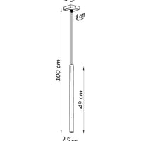 LED Hanglamp zwart goud MOZAICA - 1 x G9 aansluiting