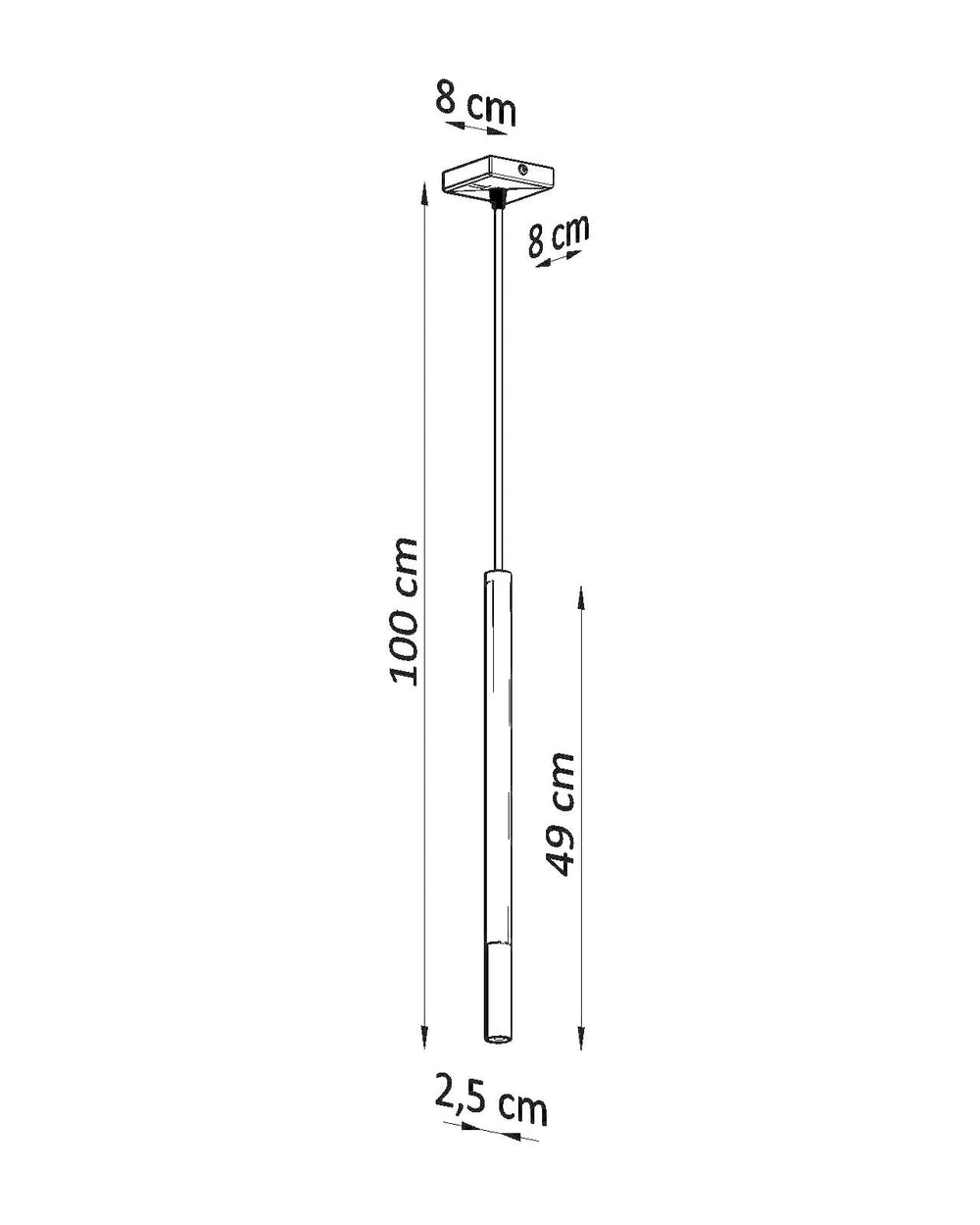 LED Hanglamp zwart goud MOZAICA - 1 x G9 aansluiting