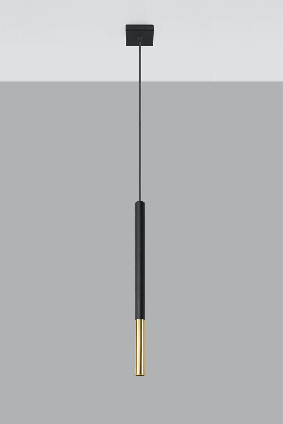 LED Hanglamp zwart goud MOZAICA - 1 x G9 aansluiting