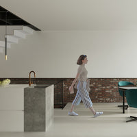 LED Hanglamp zwart goud MOZAICA - 3 x G9 aansluiting