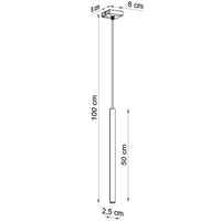 LED Hanglamp wit PASTELO - 1 x G9 aansluiting