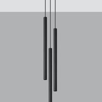 LED Hanglamp zwart PASTELO - 3 x G9 aansluiting