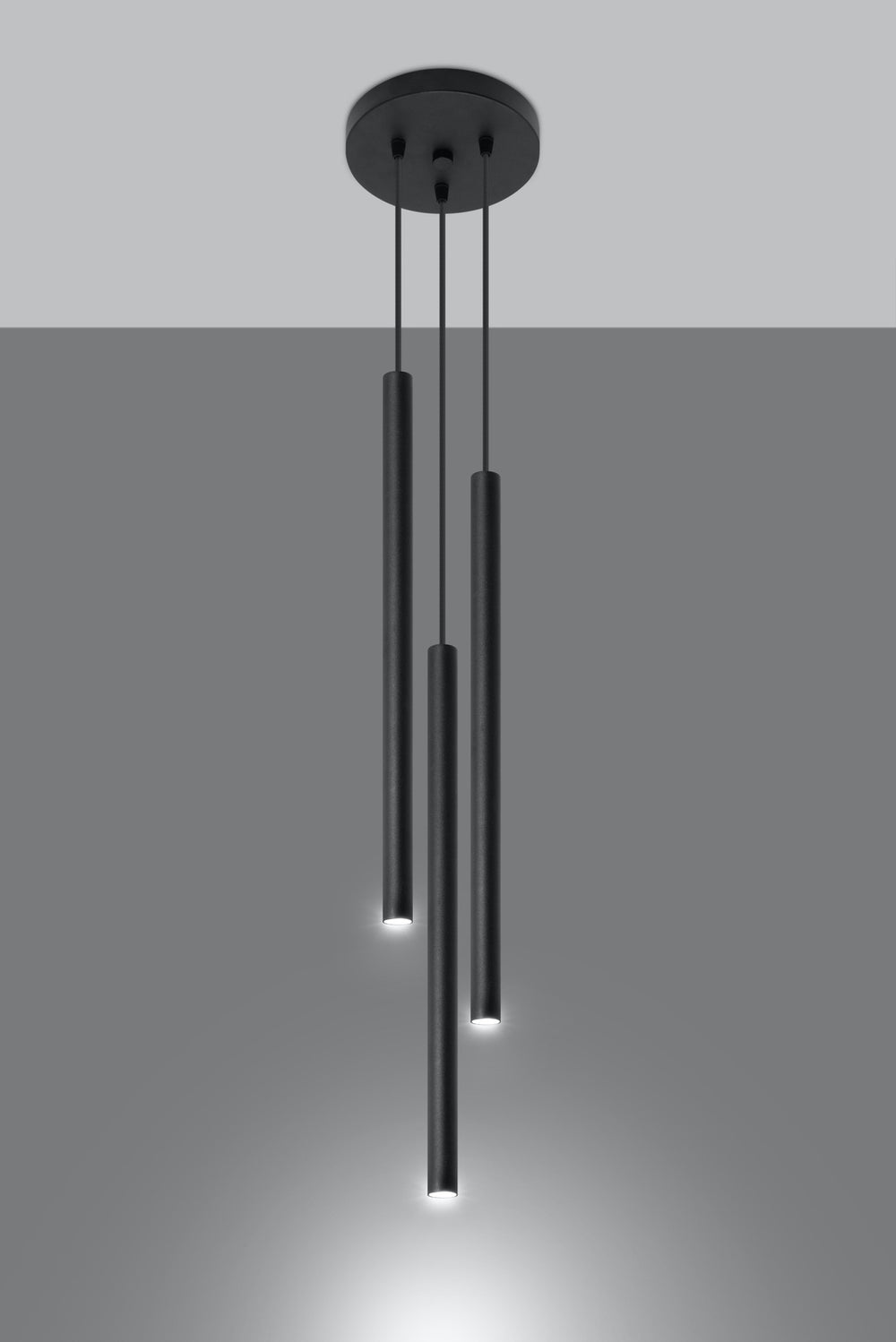 LED Hanglamp zwart PASTELO - 3 x G9 aansluiting