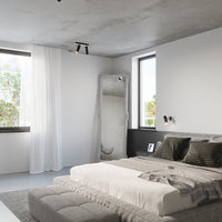 LED Plafondspot zwart zilver DIREZIONE - 2 x GU10 aansluiting