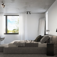 LED Plafondspot zwart zilver DIREZIONE - 3 x GU10 aansluiting
