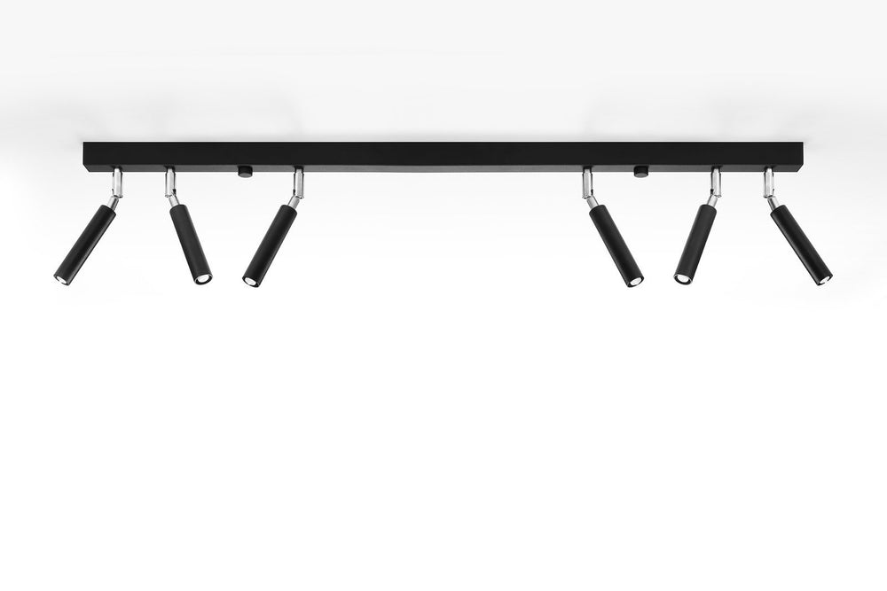 LED Plafondspot zwart EYETECH - 6 x G9 aansluiting
