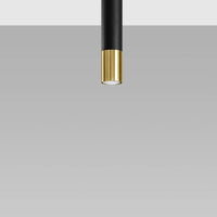 LED Plafondspot zwart goud LOOPEZ - 1 x GU10 aansluiting