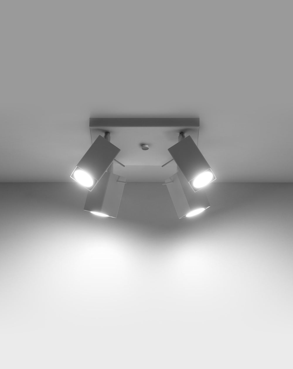 LED Plafondspot wit MERIDA - 4 x GU10 aansluiting
