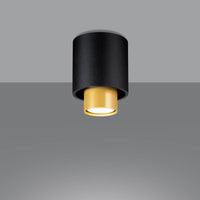 LED Plafondspot zwart NESI - 1 x GU10 aansluiting