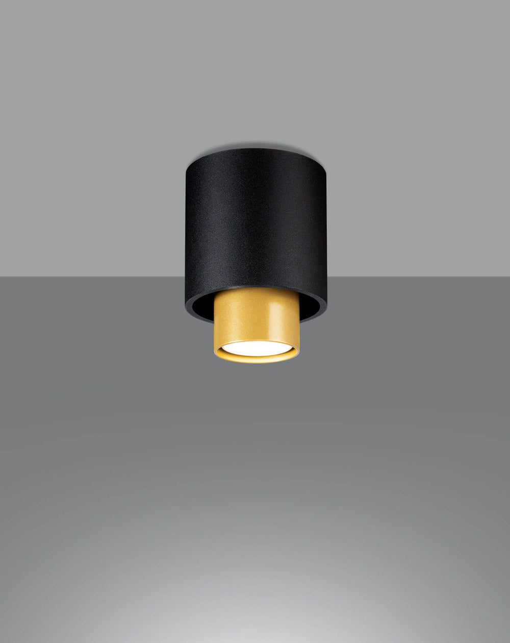 LED Plafondspot zwart NESI - 1 x GU10 aansluiting