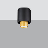 LED Plafondspot zwart NESI - 1 x GU10 aansluiting