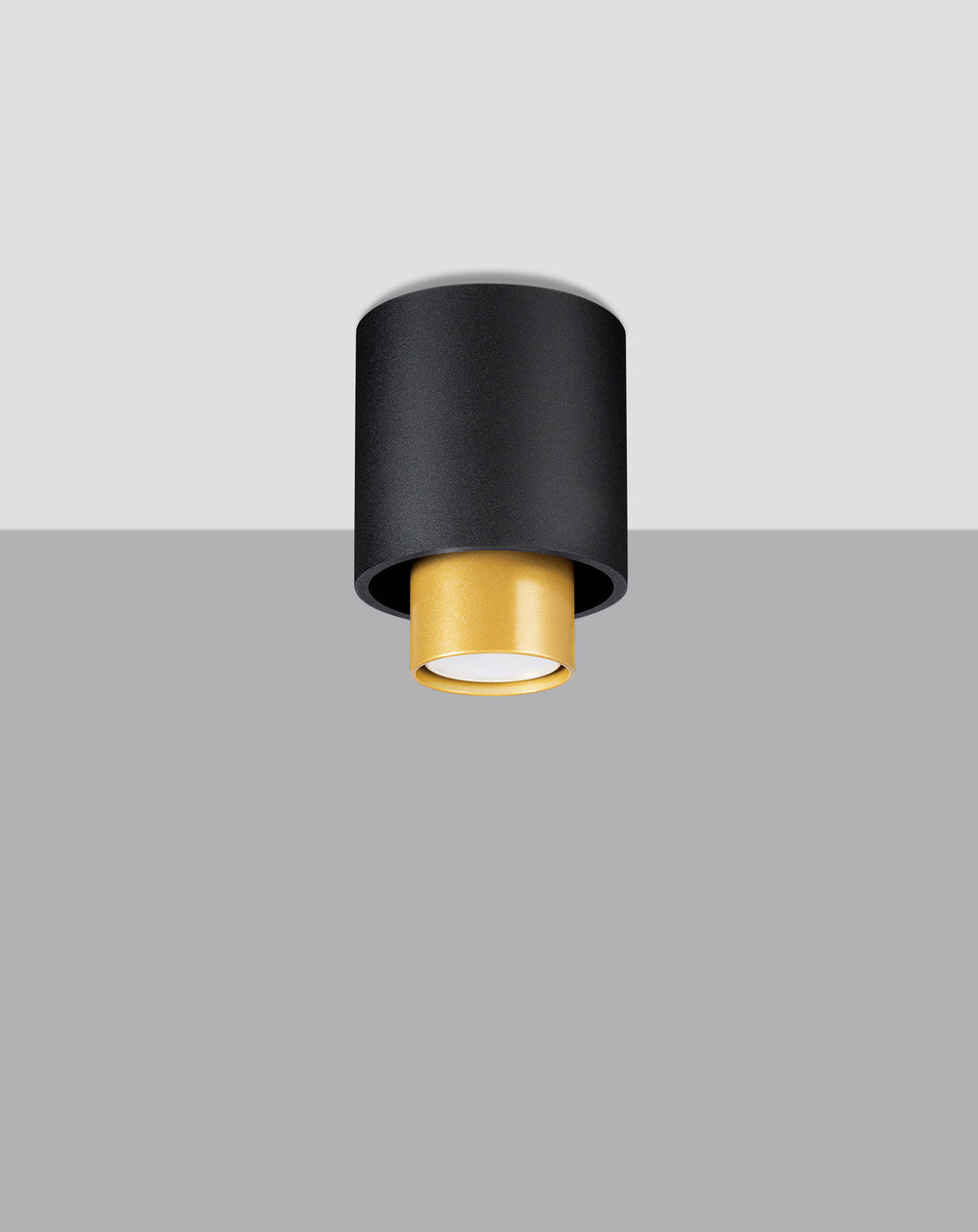 LED Plafondspot zwart NESI - 1 x GU10 aansluiting