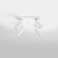LED Plafondspot wit RING - 4 x GU10 aansluiting