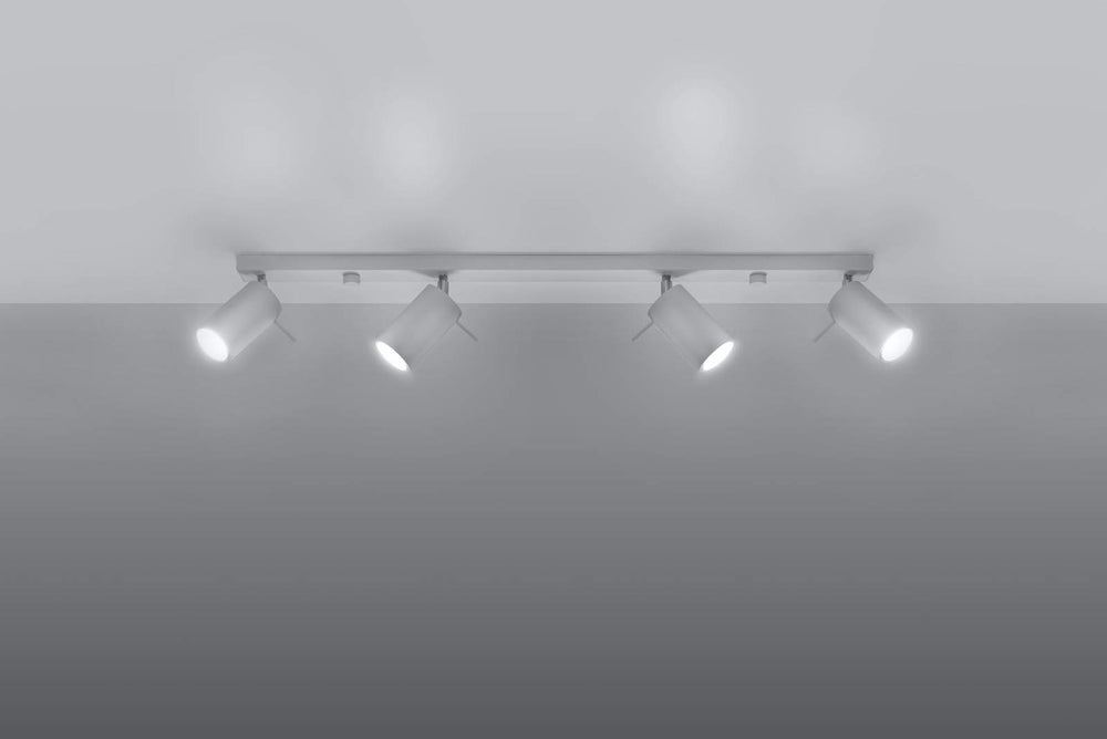 LED Plafondspot wit RING - 4 x GU10 aansluiting