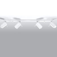 LED Plafondspot wit RING - 4 x GU10 aansluiting